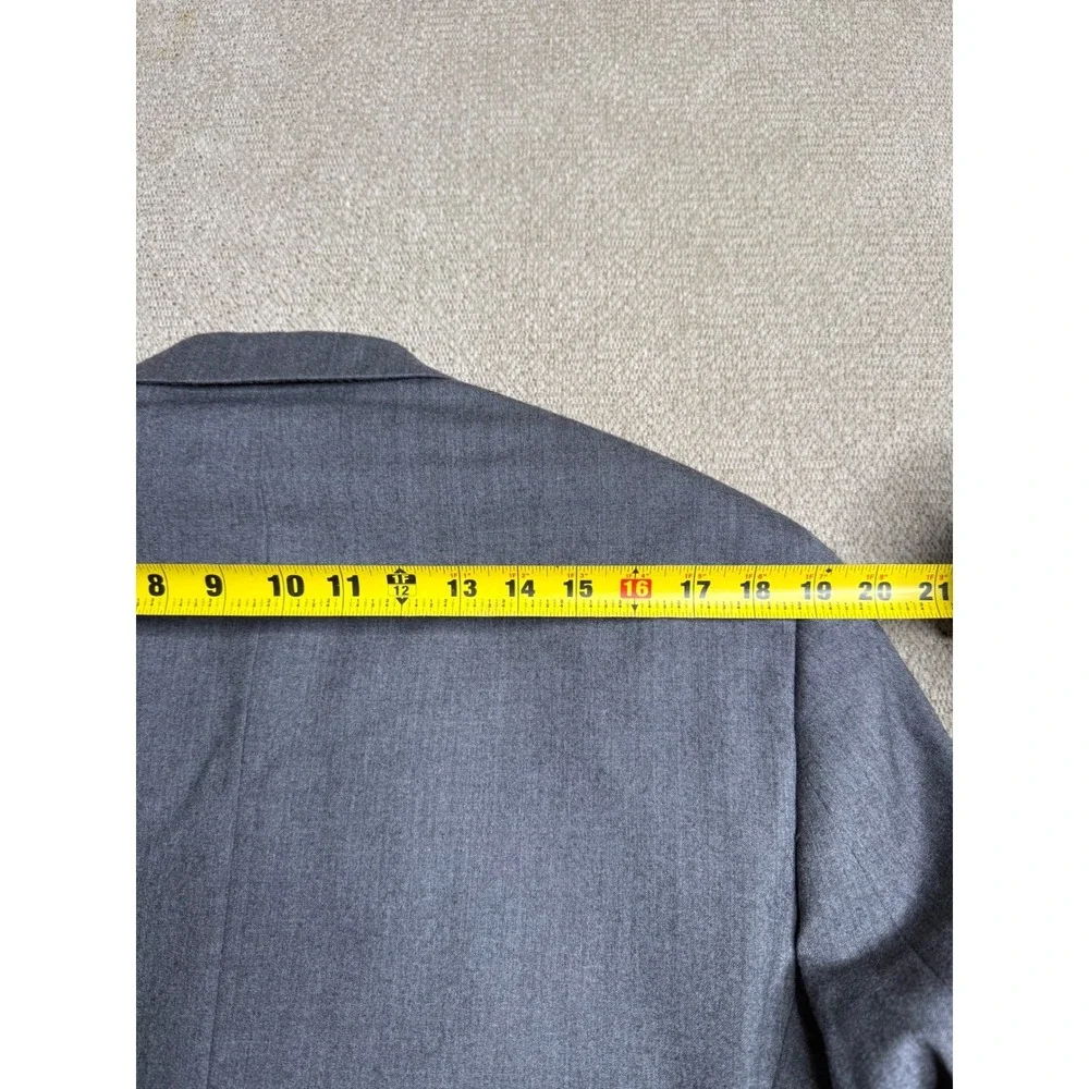 Jos A Bank 1905 Tailored Fit Gray Wool‎ Blazer Sport Coat Mens 42L 36W